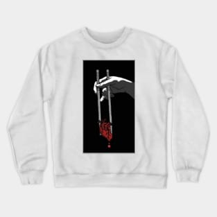 Prendre un cœur avec ses main Crewneck Sweatshirt